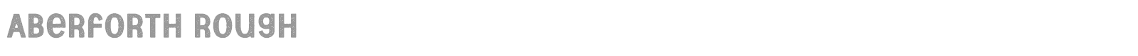Aberforth Rough font preview